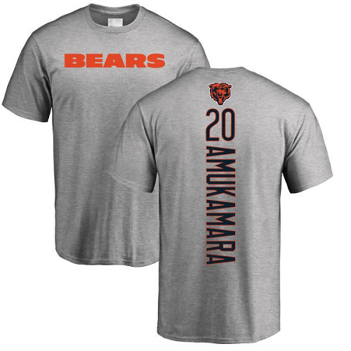 Chicago Bears Men Ash Prince Amukamara Backer NFL Football #20 T Shirt->nfl t-shirts->Sports Accessory
